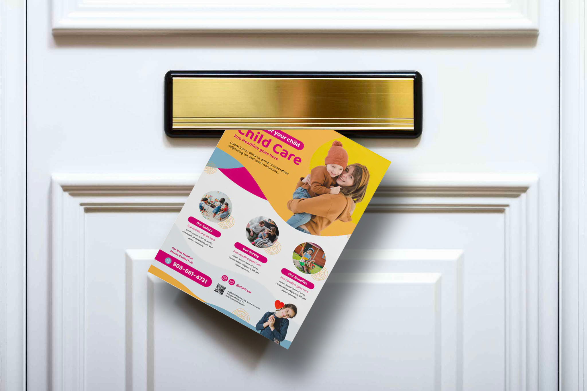 Flyer door drop marketing service